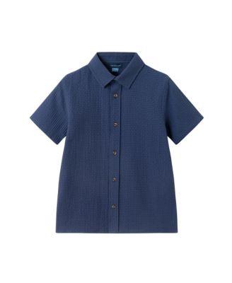 Boys' Basket Weave Buttondown Shirt - Big Kid by ANDY&EVAN