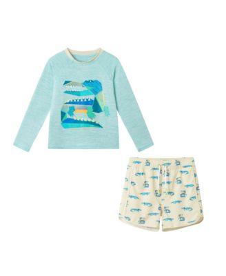Boys' Long Sleeve Rashguard Set - Little Kid by ANDY&EVAN