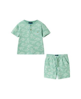 Boys' Printed Henley Set - Little Kid by ANDY&EVAN