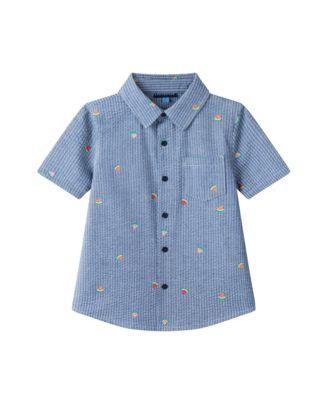 Boys' Seersucker Buttondown Shirt - Little Kid by ANDY&EVAN