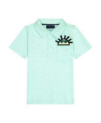 Boys' Short Sleeve Polo with Patch Pocket Graphic - Little Kid by ANDY&EVAN