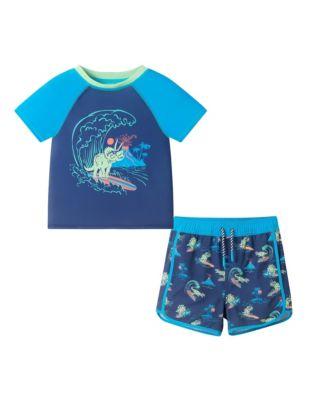 Boys' Short Sleeve Rashguard Set - Little Kid by ANDY&EVAN