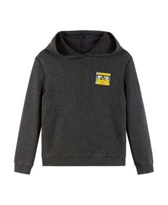Boys' SpongeBob SquarePants x Stone-Washed Hooded Waffle Tee - Big Kid by ANDY&EVAN