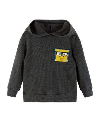 Boys' SpongeBob SquarePants x Stone-Washed Hooded Waffle Tee - Little Kid by ANDY&EVAN
