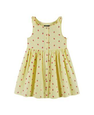 Girls' Button Front Dress - Little Kid by ANDY&EVAN