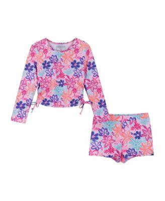 Girls' Long Sleeve Rasguard Set - Little Kid by ANDY&EVAN