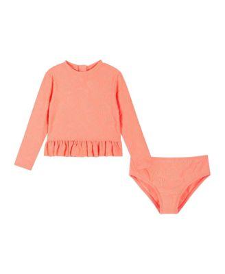 Girls' Long Sleeve Terry Rashguard Set - Little Kid by ANDY&EVAN