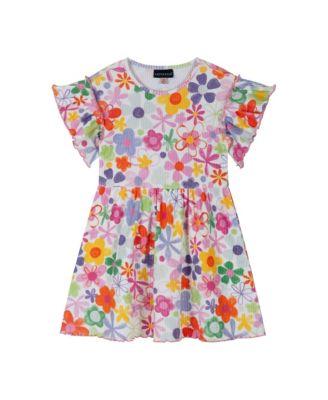 Girls' Printed Rib Dress - Little Kid by ANDY&EVAN