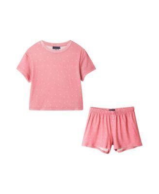 Girls' Scoop Neck Baby Tee & Boxer Set - Big Kid by ANDY&EVAN