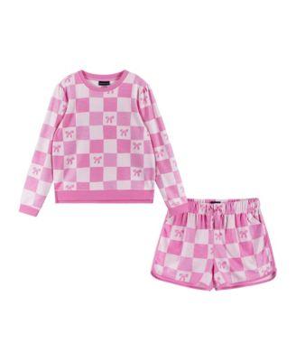 Girls' Terry Pull-Over & Short Set - Big Kid by ANDY&EVAN