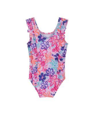 Girls' Tropical Floral One Piece Swimsuit - Little Kid by ANDY&EVAN