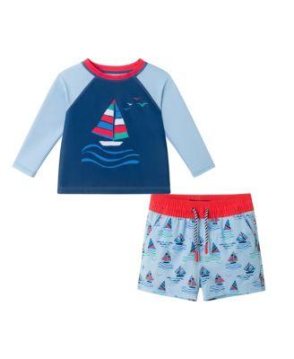 Long Sleeve Rashguard Set - Baby by ANDY&EVAN