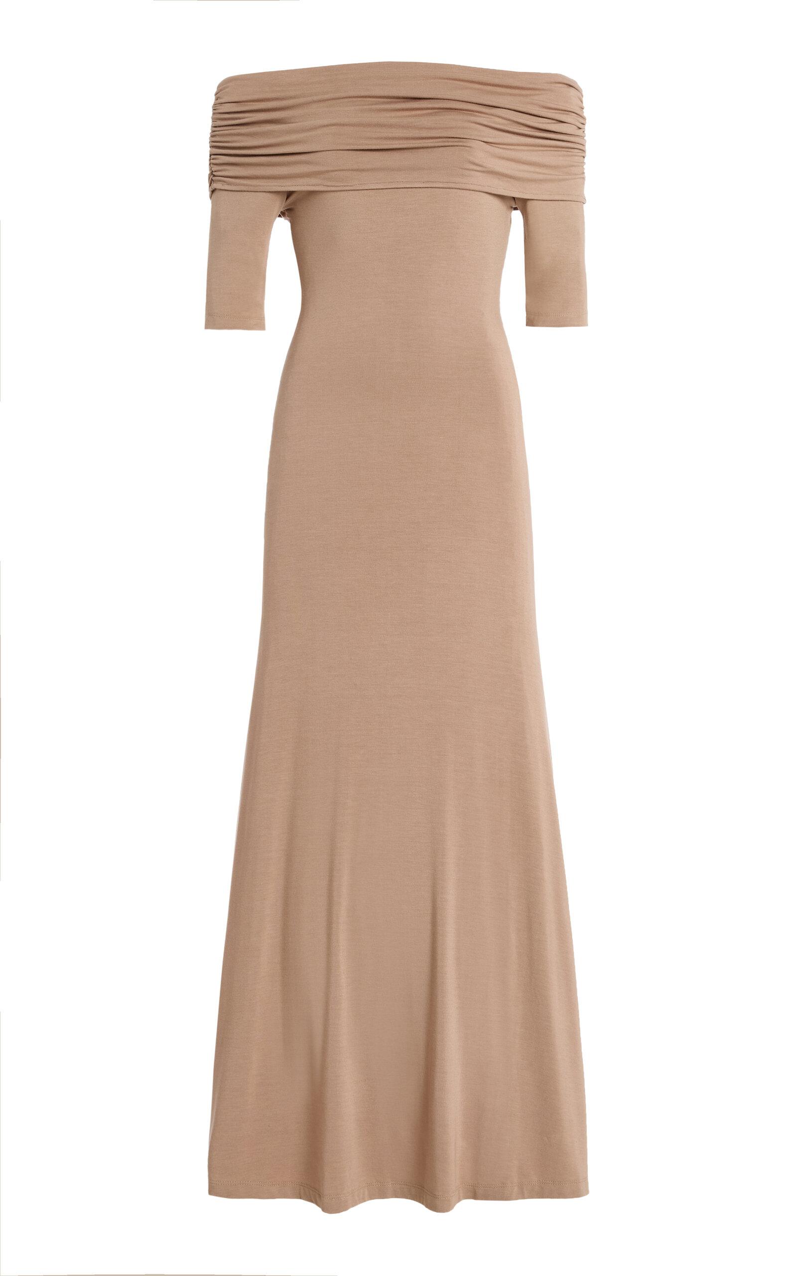 Anemos Ruched Off-The-Shoulder Maxi Dress - Moda Operandi by ANEMOS