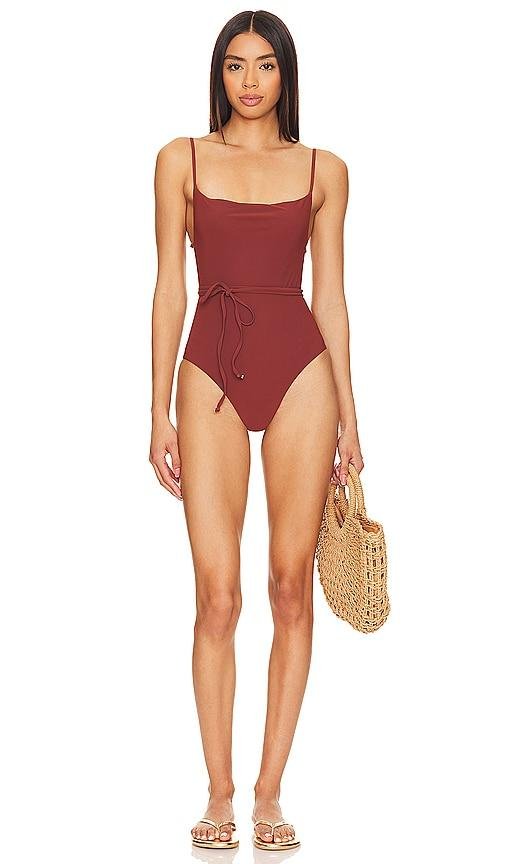 Anemos The K M Tie One Piece in Rust by ANEMOS
