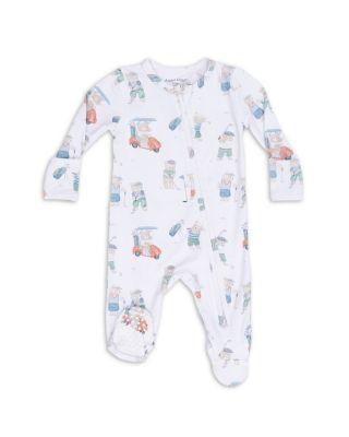 Boys' Golfing Teddy Bears 2 Way Zipper Footie - Baby by ANGEL DEAR