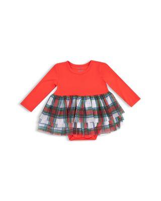 Girls' Holiday Plaid Long Sleeve Tutu Bodysuit - Baby by ANGEL DEAR Girls' Holiday Plaid Long Sleeve Tutu Bodysuit - Baby by ANGEL DEAR