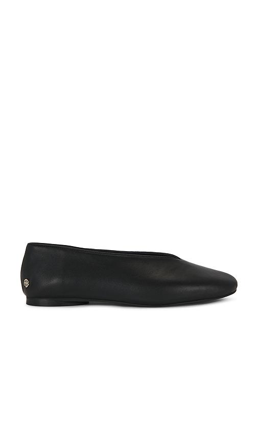 ANINE BING Ana Flat in Black by ANINE BING