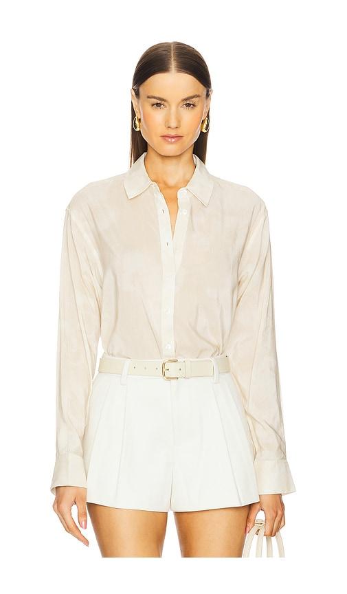 ANINE BING Braxton Shirt in Ivory by ANINE BING