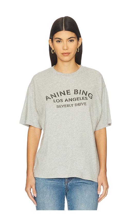 ANINE BING Cohen La Tee in Grey by ANINE BING