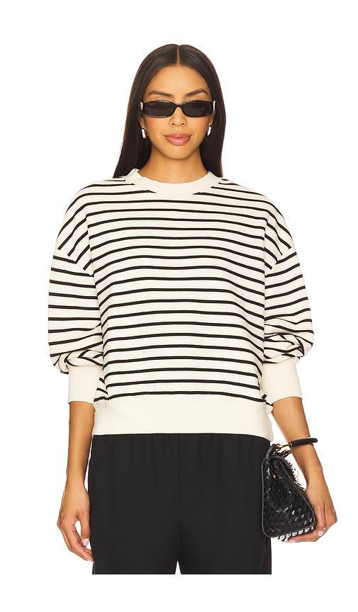 ANINE BING Dean Sweatshirt in White by ANINE BING