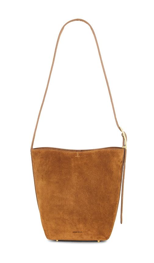ANINE BING Elly Medium Bucket Bag in Tan by ANINE BING