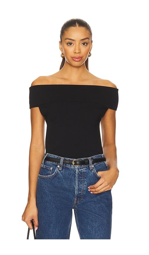 ANINE BING Francis Top in Black by ANINE BING