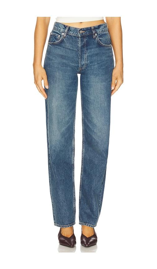 ANINE BING Gavin Long Wide Leg in Blue by ANINE BING