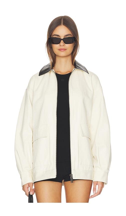 ANINE BING Holden Jacket in Cream by ANINE BING