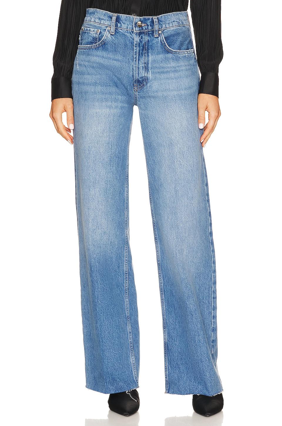 ANINE BING Hugh Jeans in Denim-Medium by ANINE BING