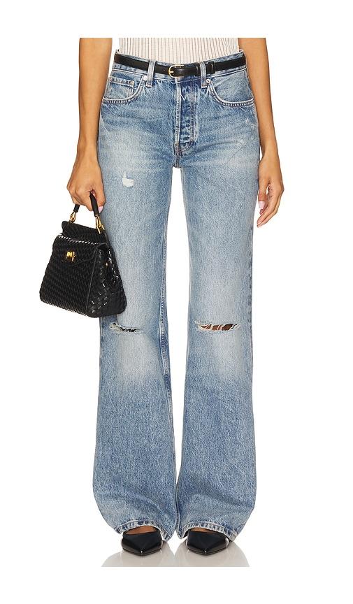 ANINE BING Hugh Wide Leg in Blue by ANINE BING