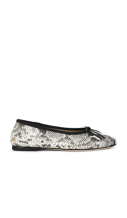 ANINE BING Jamie Flat in Black,White by ANINE BING