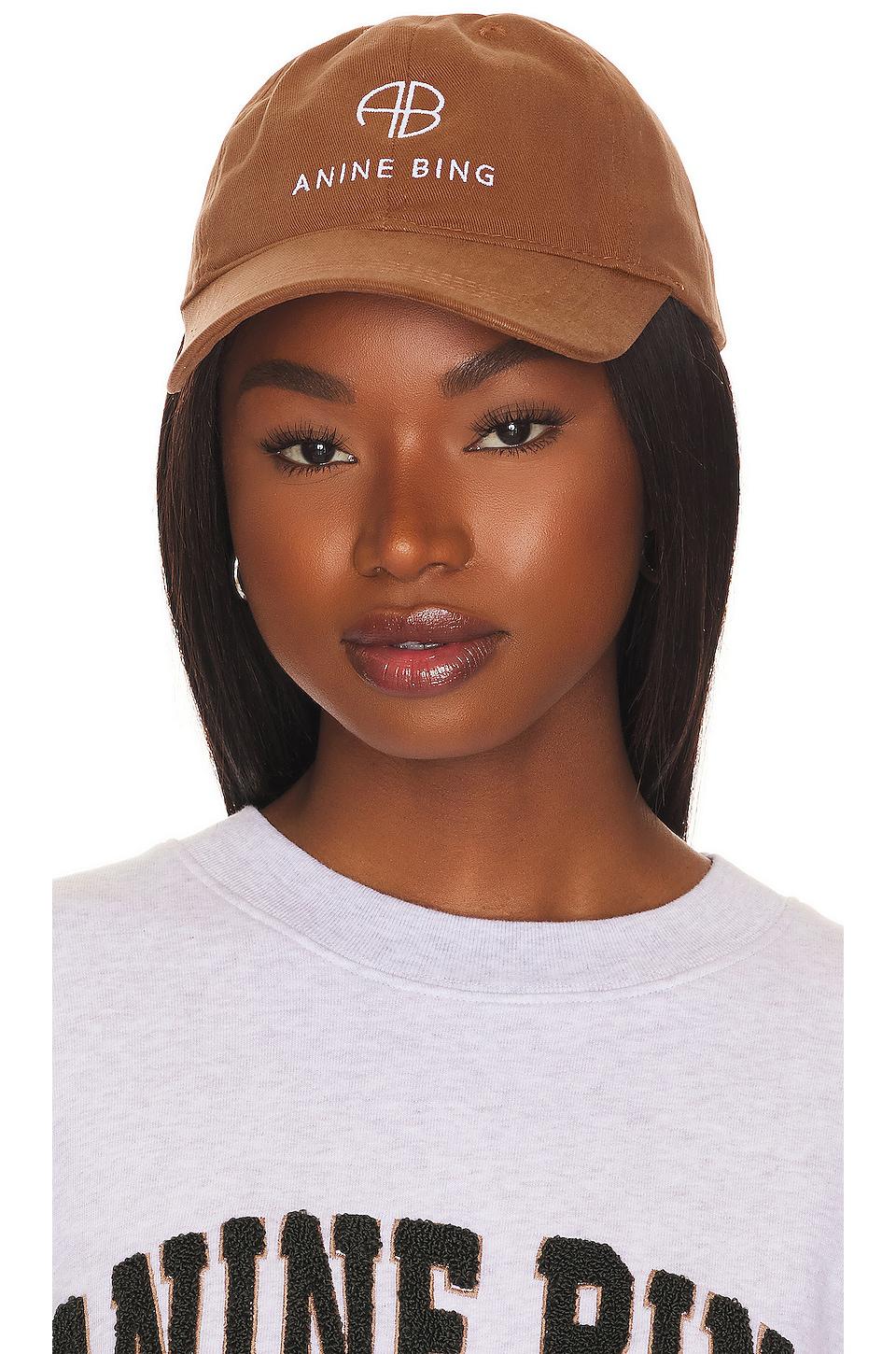 ANINE BING Jeremy Baseball Cap in Brown by ANINE BING