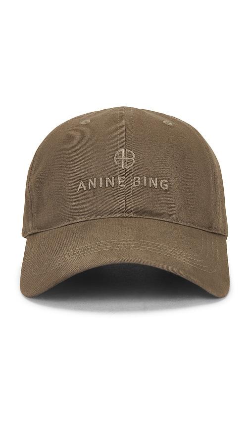 ANINE BING Jeremy Baseball Cap in Sage by ANINE BING