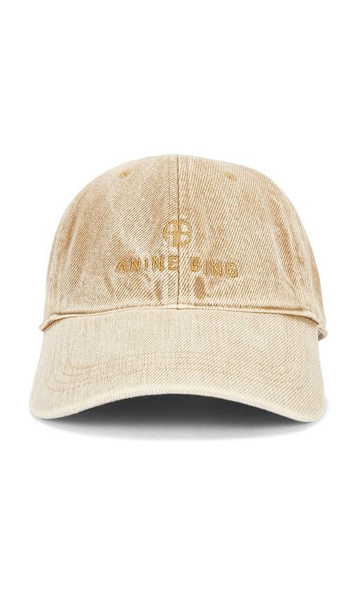 ANINE BING Jeremy Baseball Cap in Yellow by ANINE BING