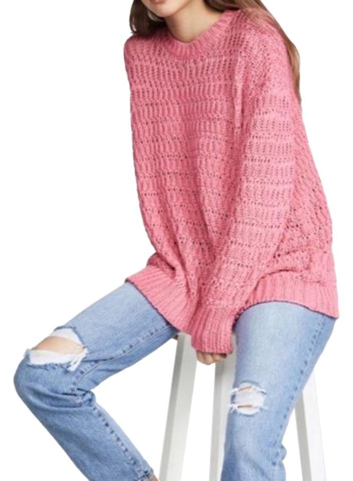 ANINE BING Juliet Loose Knit Pink Sweater by ANINE BING jellibeans