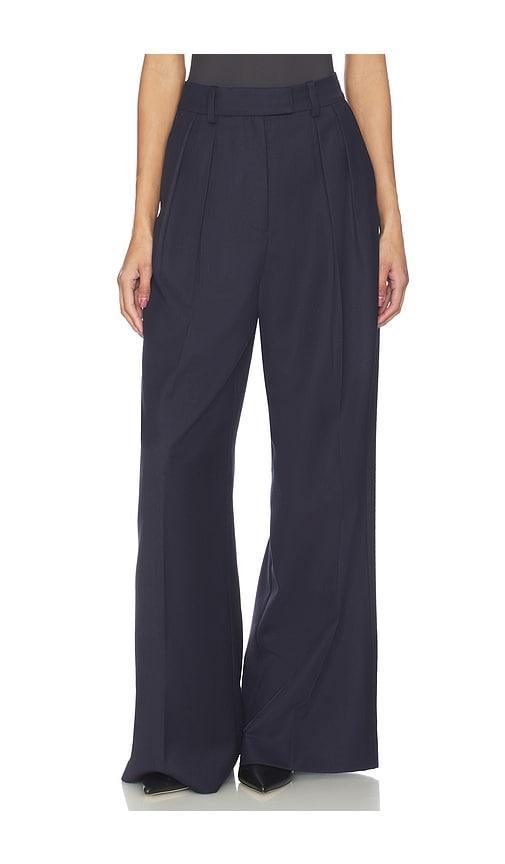 ANINE BING Lou Trouser in Navy by ANINE BING