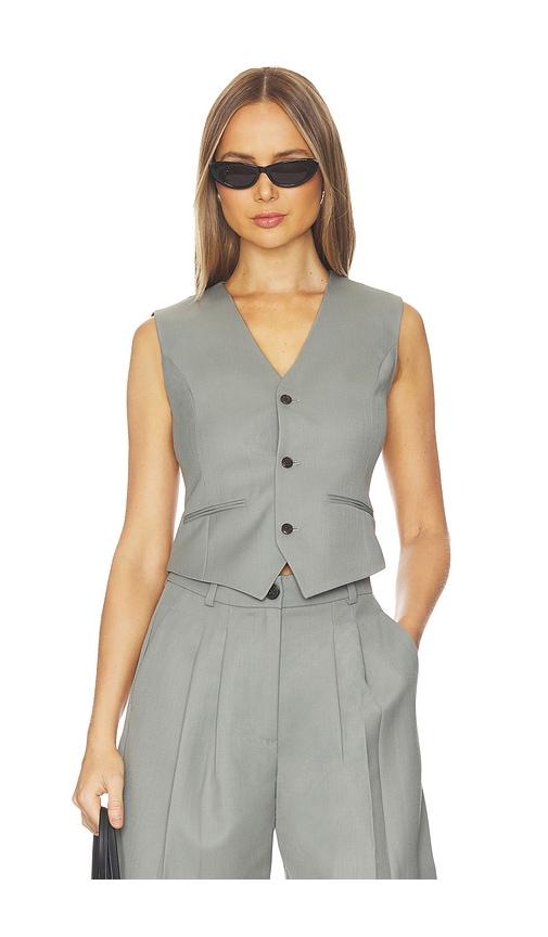 ANINE BING Mario Vest in Grey by ANINE BING