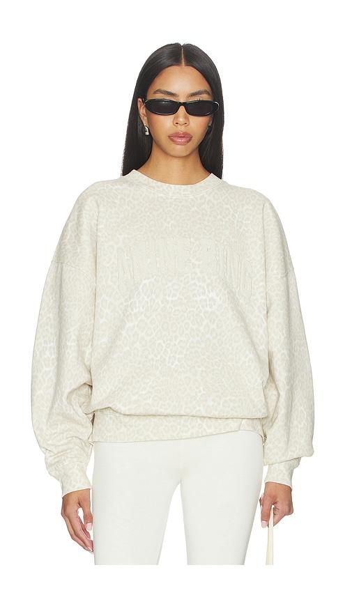 ANINE BING Miles Sweatshirt in Beige by ANINE BING