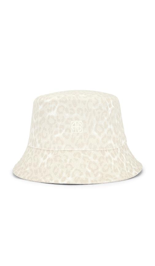 ANINE BING Nicks Bucket Hat in White by ANINE BING