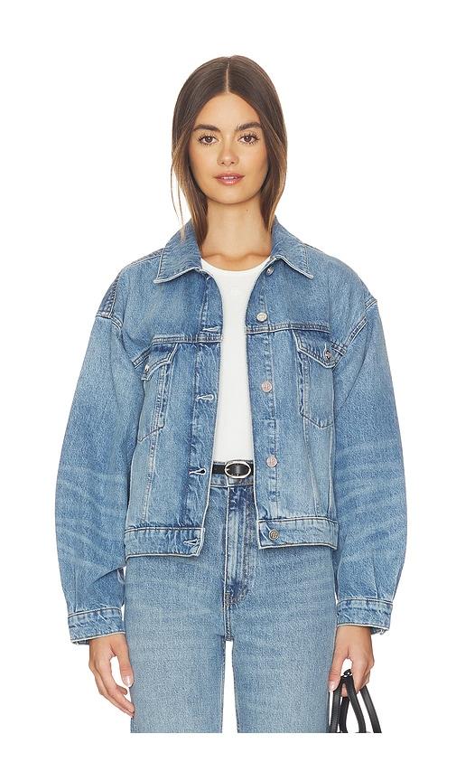 ANINE BING Quincy Jacket in Blue by ANINE BING
