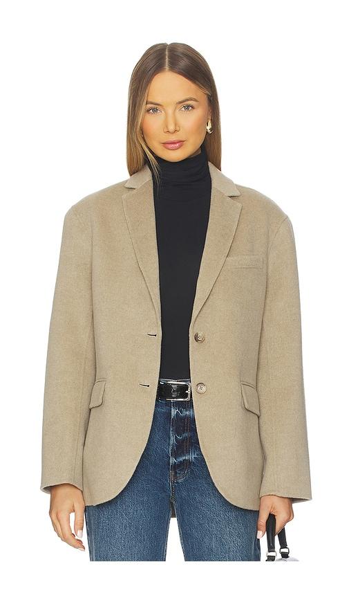 ANINE BING Quinn Blazer in Beige by ANINE BING