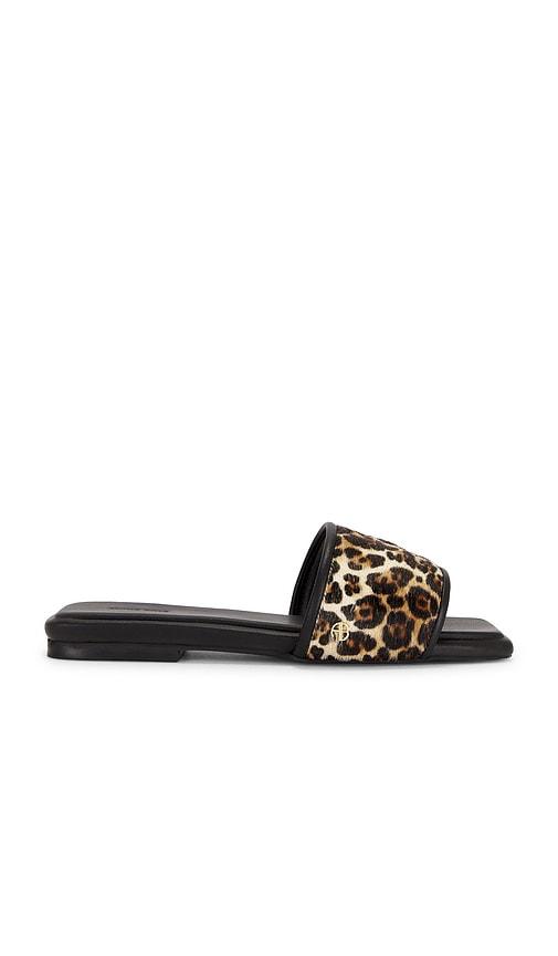 ANINE BING Ria Slide in Brown,Black by ANINE BING