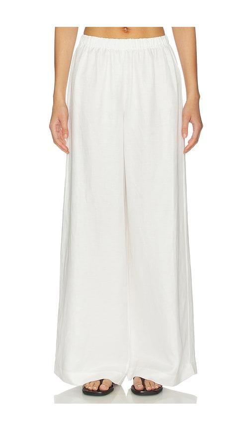 ANINE BING Roslyn Pant in White by ANINE BING
