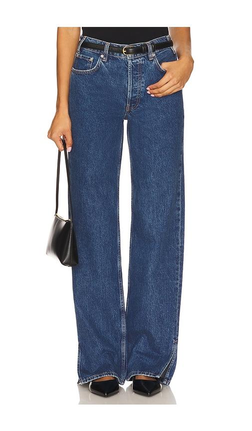 ANINE BING Roy Wide Leg in Blue by ANINE BING