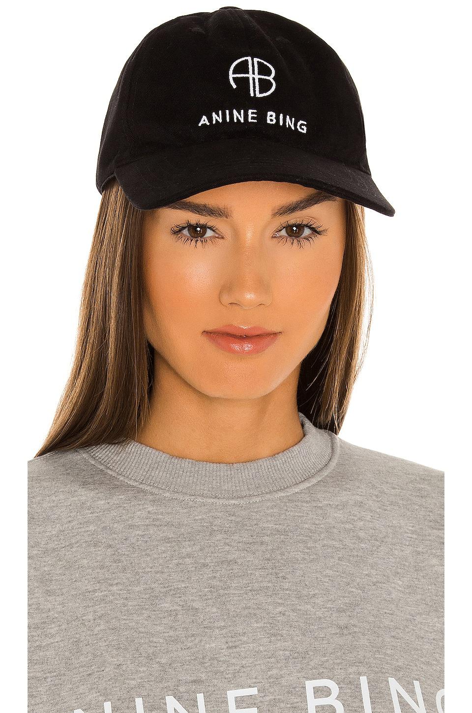 ANINE BING Sport Jeremy Baseball Cap in Black by ANINE BING