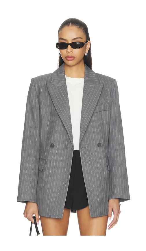 ANINE BING Tiphaine Blazer in Grey by ANINE BING