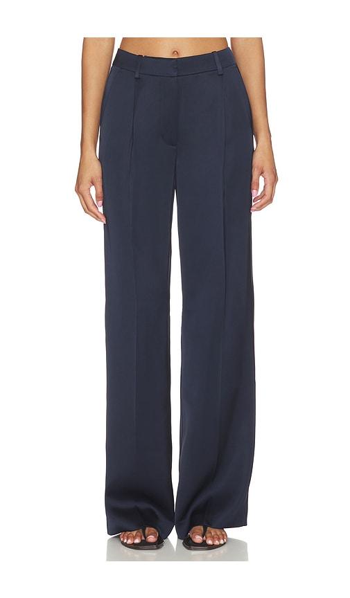 ANINE BING Trent Trouser in Navy by ANINE BING