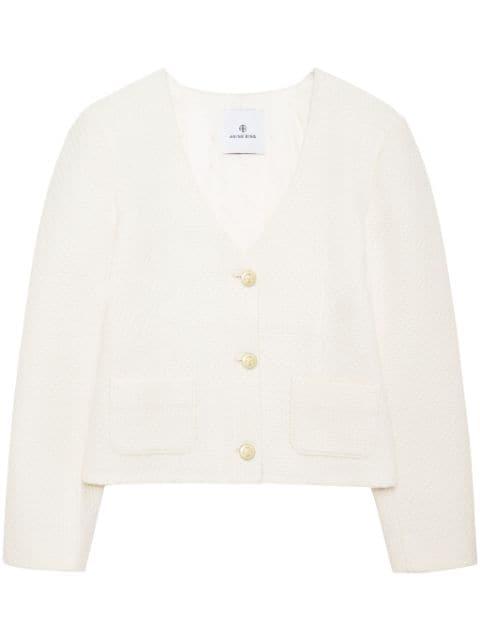 Anitta V-neck cardigan by ANINE BING