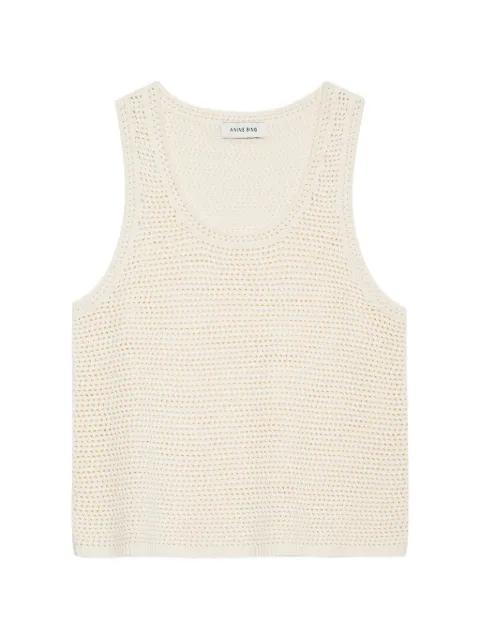 Arie crochet-knit tank top by ANINE BING