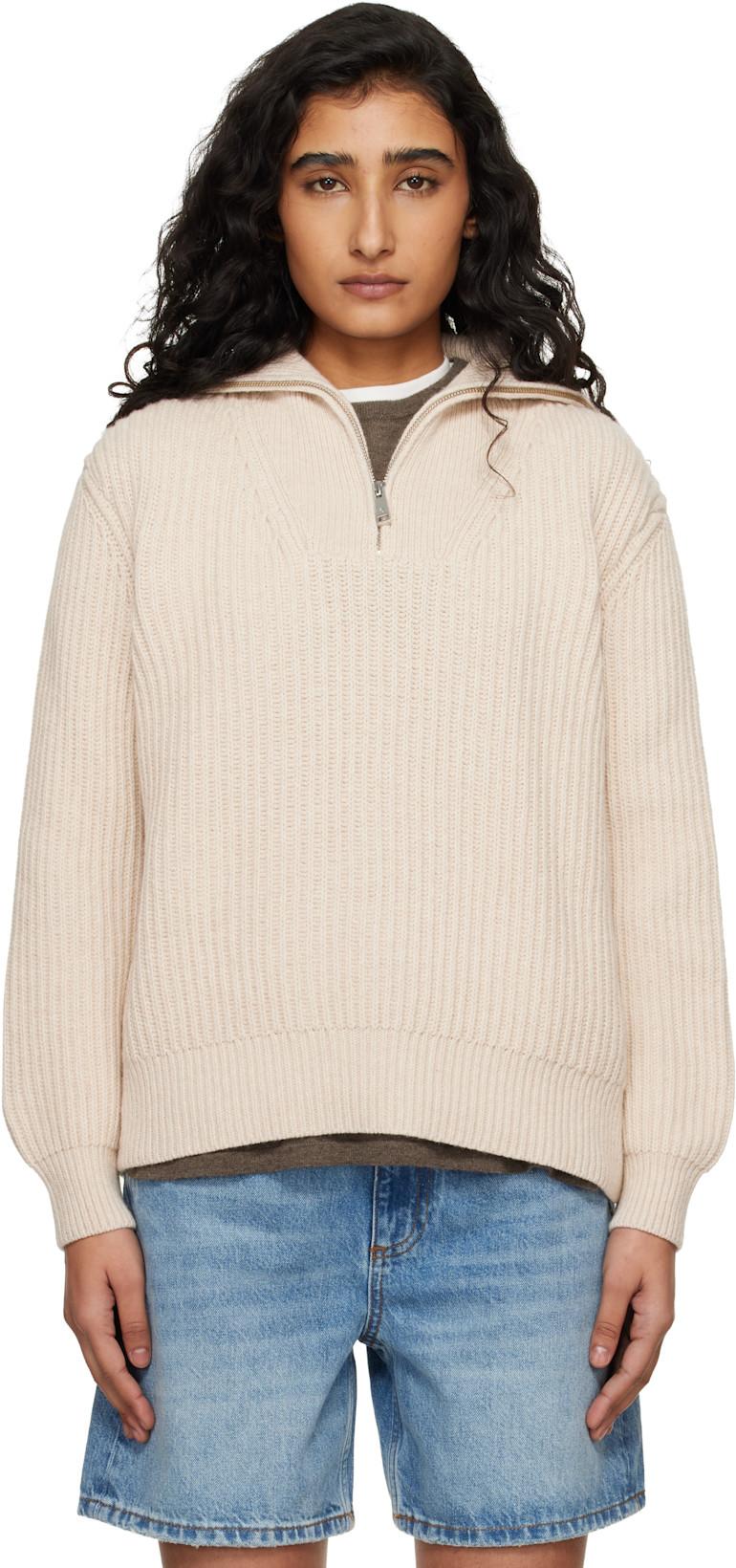 Beige Sammy Sweater by ANINE BING